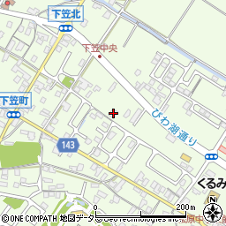 滋賀県草津市下笠町545周辺の地図