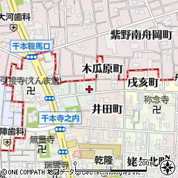 京都府京都市上京区北玄蕃町64周辺の地図