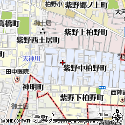 京都府京都市北区紫野中柏野町46-8周辺の地図