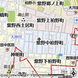 京都府京都市北区紫野中柏野町47周辺の地図