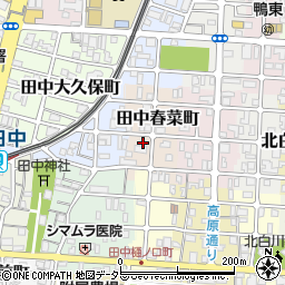 京都府京都市左京区田中春菜町7-3周辺の地図