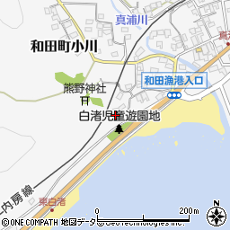 千葉県南房総市和田町白渚48周辺の地図