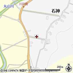 千葉県南房総市石神299周辺の地図