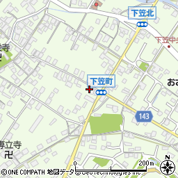 滋賀県草津市下笠町1014周辺の地図