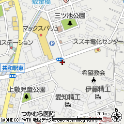 四代目 横井製麺所 大府店周辺の地図