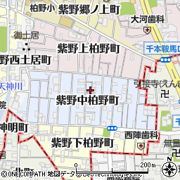 京都府京都市北区紫野中柏野町56周辺の地図