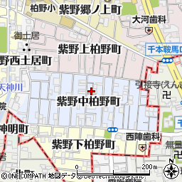 京都府京都市北区紫野中柏野町56-15周辺の地図