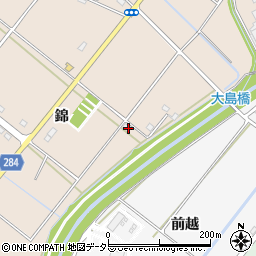 愛知県豊田市大島町錦周辺の地図