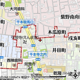 京都府京都市上京区北玄蕃町41周辺の地図