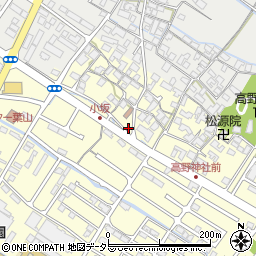 滋賀県栗東市高野648周辺の地図