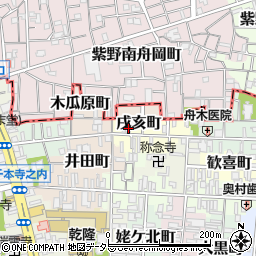 京都府京都市上京区戌亥町126周辺の地図
