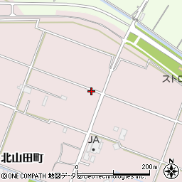 滋賀県草津市北山田町2678-1周辺の地図
