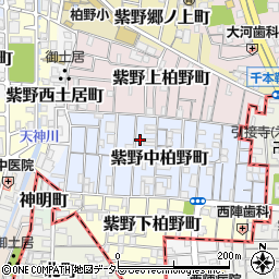 京都府京都市北区紫野中柏野町48-20周辺の地図