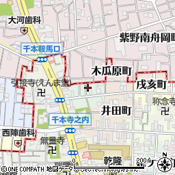 京都府京都市上京区北玄蕃町51周辺の地図