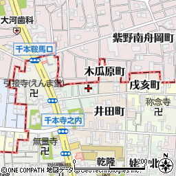 京都府京都市上京区北玄蕃町61-1周辺の地図