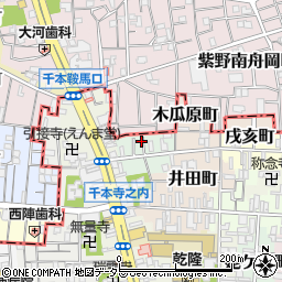 京都府京都市上京区北玄蕃町51-1周辺の地図