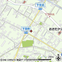 滋賀県草津市下笠町1047-1周辺の地図