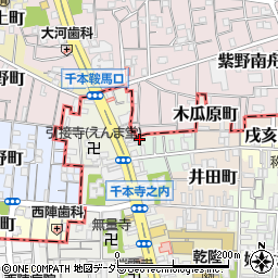 京都府京都市上京区北玄蕃町38周辺の地図