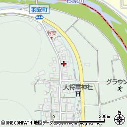 兵庫県西脇市羽安町3周辺の地図