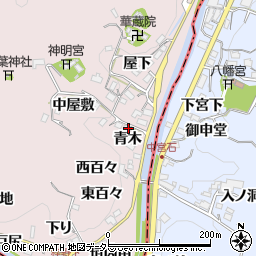 愛知県豊田市桂野町青木15周辺の地図