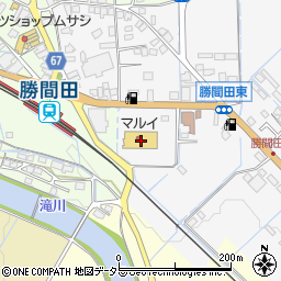 岡山県勝田郡勝央町岡22周辺の地図