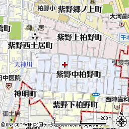 京都府京都市北区紫野中柏野町48-14周辺の地図