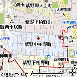 京都府京都市北区紫野中柏野町56-13周辺の地図