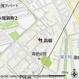 愛知県豊田市鴛鴨町（上高根）周辺の地図