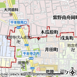 京都府京都市上京区北玄蕃町51-5周辺の地図