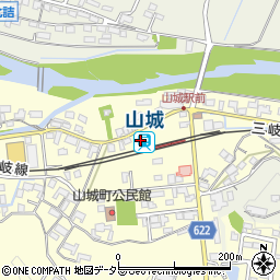 山城駅周辺の地図