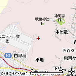 愛知県豊田市桂野町周辺の地図