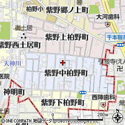 京都府京都市北区紫野中柏野町51-2周辺の地図