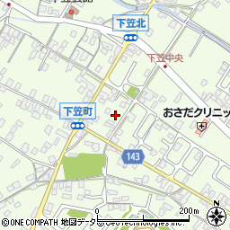 滋賀県草津市下笠町607周辺の地図