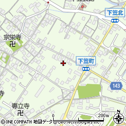 滋賀県草津市下笠町1007周辺の地図