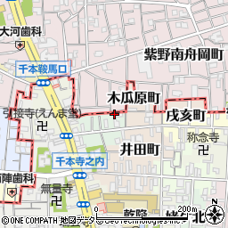 京都府京都市上京区北玄蕃町62周辺の地図