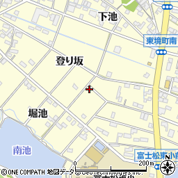 愛知県刈谷市東境町登り坂周辺の地図