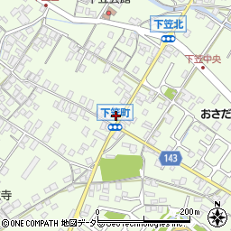 滋賀県草津市下笠町1087周辺の地図