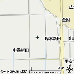 京都府亀岡市千歳町毘沙門（長樽木新田）周辺の地図