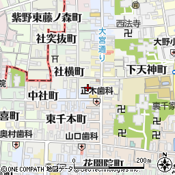 京都府京都市上京区仲之町487-4周辺の地図