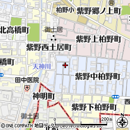 京都府京都市北区紫野中柏野町39周辺の地図