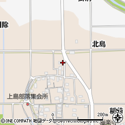 京都府亀岡市河原林町勝林島（北島）周辺の地図