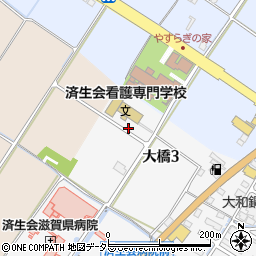 滋賀県栗東市大橋3丁目周辺の地図