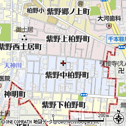 京都府京都市北区紫野中柏野町51-1周辺の地図