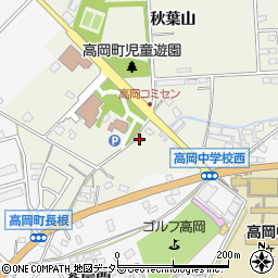 愛知県豊田市高岡町長根周辺の地図