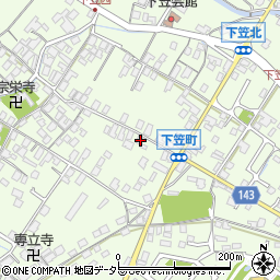 滋賀県草津市下笠町1009周辺の地図