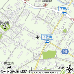 滋賀県草津市下笠町1009周辺の地図