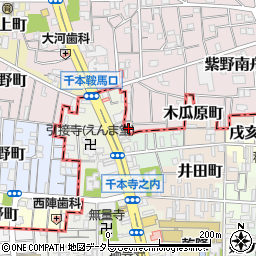 京都府京都市北区紫野南舟岡町7周辺の地図