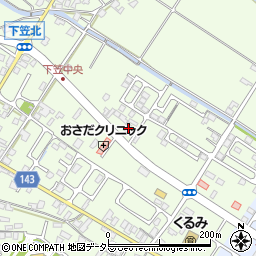 滋賀県草津市下笠町526-3周辺の地図