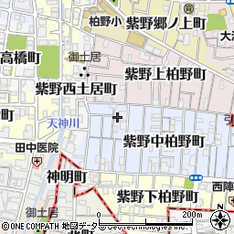 京都府京都市北区紫野中柏野町43-4周辺の地図