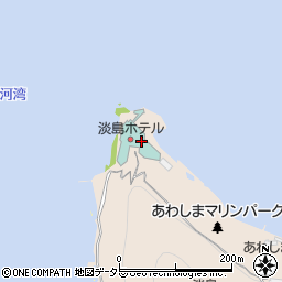 淡島ホテル周辺の地図